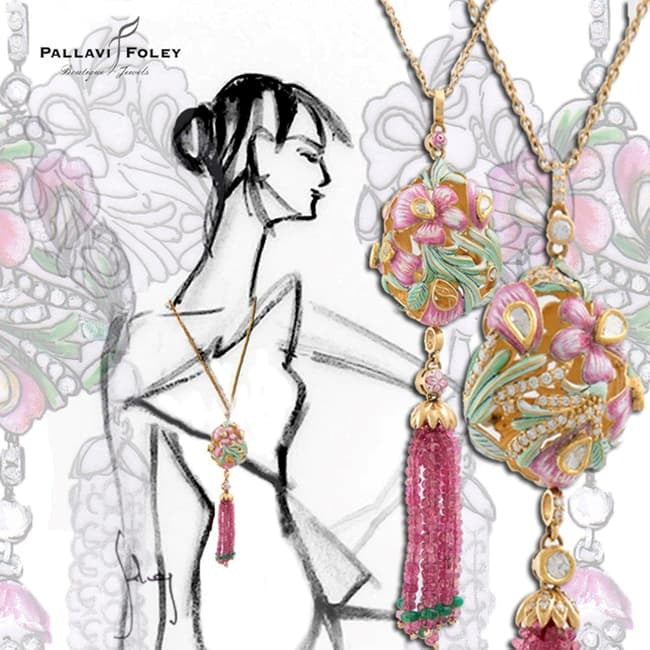 Gulabo Tassel Pendant