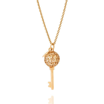 Mahalakshmi Mantra Key (Pendant-Gold)