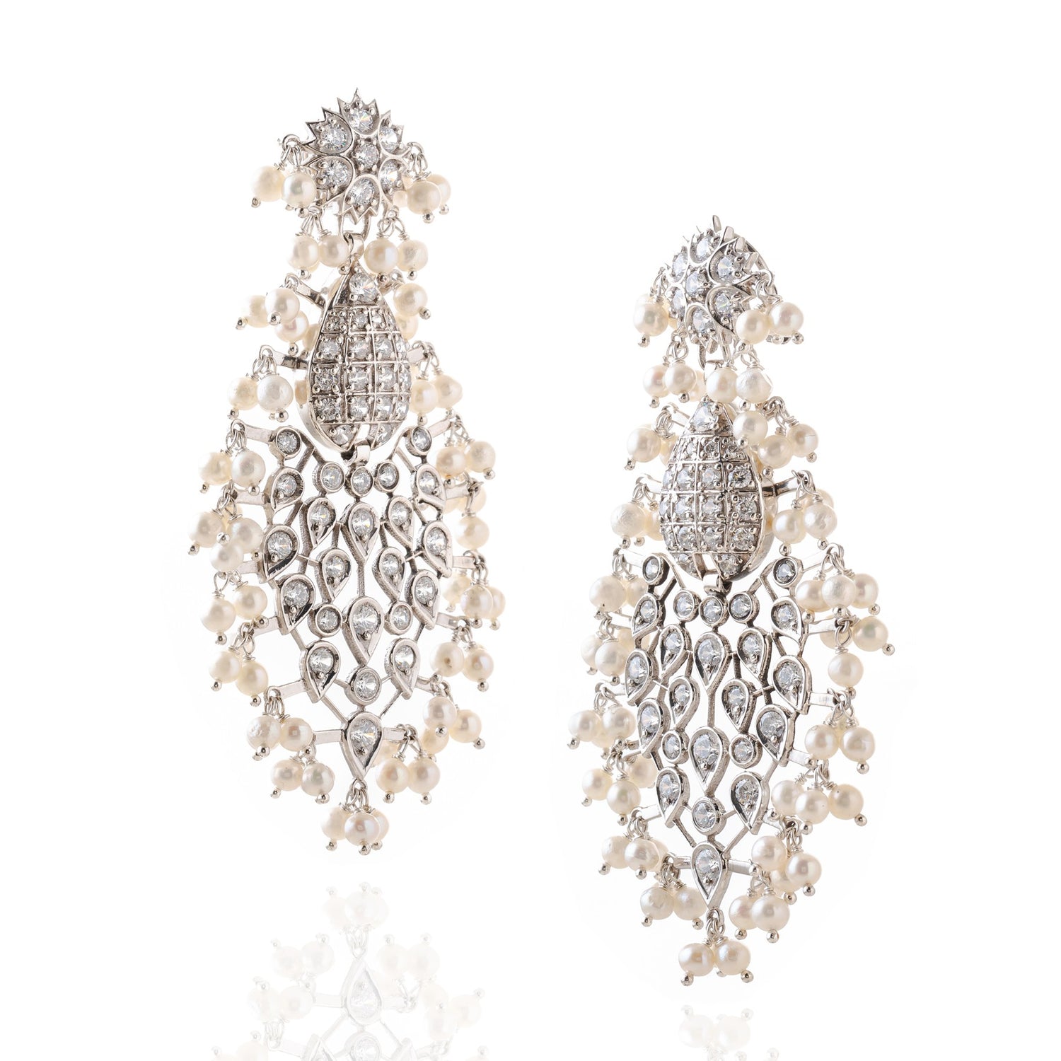 Mallika Rani Earring ( 925 Sterling Silver )