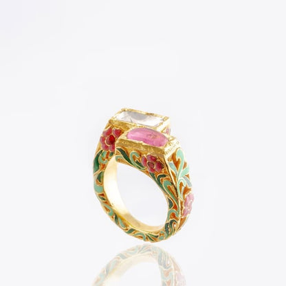 Indian Rose Finger Ring