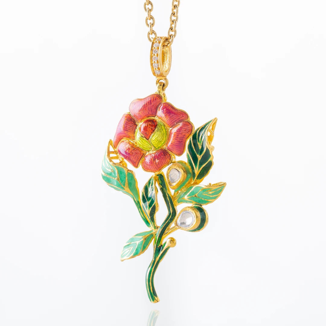 Cherry Rose Pendant