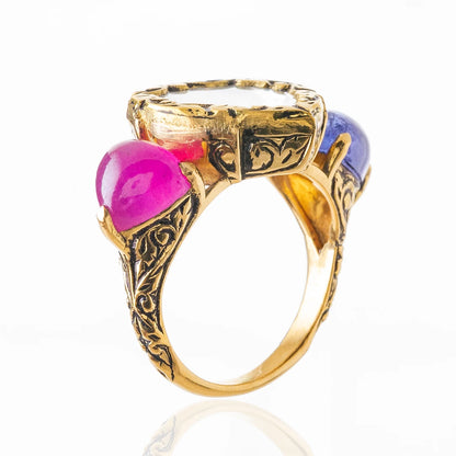 Midnight Rose Ring